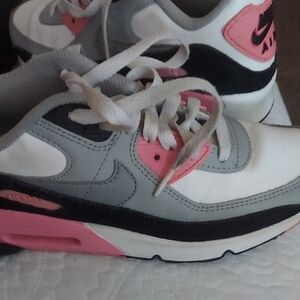 Nike Air Max in Pink, Gray, and Black